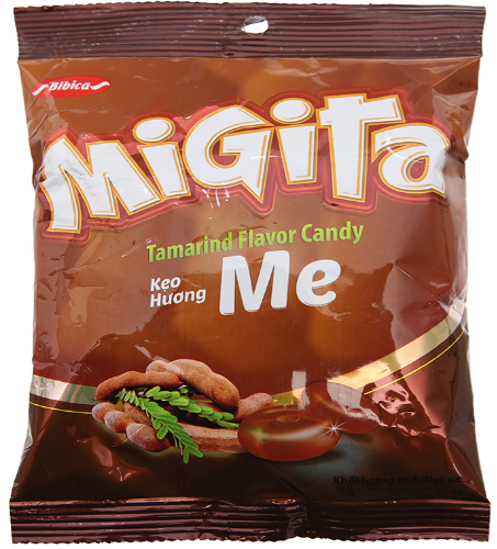 4524 KẸO CỨNG BIBICA MIGITA HƯƠNG ME 140G