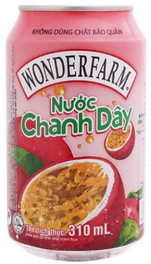 5810 NƯỚC ÉP CHANH DÂY WONDERFARM 310ML