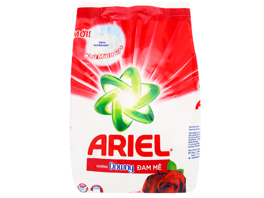 BỘT GIẶT ARIEL HƯƠNG DOWNY ĐAM MÊ 650G