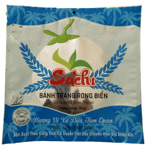 BÁNH TRÁNG RONG BIỂN SACHI 75G