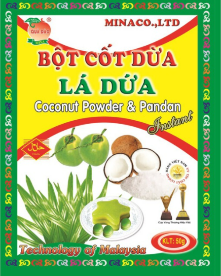 0306 BỘT CỐT DỪA LÁ DỨA 50G