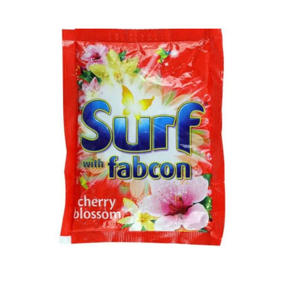 BỘT GIẶT SURF SURF DETERGENT POWDER WITH FABCON CHERRY BLOSSOM NEW 50g