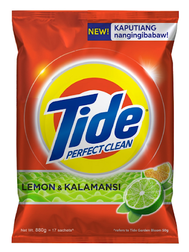 BỘT GIẶT TIDE DETERGENT POWDER LEMON & KALAMANSI NEW 880g