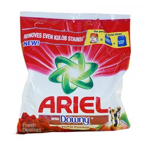 BỘT GIẶT VỚI NƯỚC XẢ ARIEL DETERGENT POWDER WITH DOWNY FLORAL PASSION NEW 630g