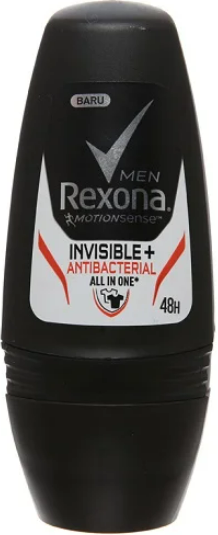 E053 LĂN KHỬ MÙI NAM REXONA MEN INVISIBLE & ANTIBACTERIAL 45ML