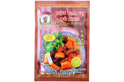 0404 GIA VỊ NẤU BÒ KHO KIM HƯNG 25G