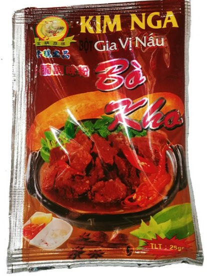 0403 GIA VỊ NẤU BÒ KHO KIM NGA 25G