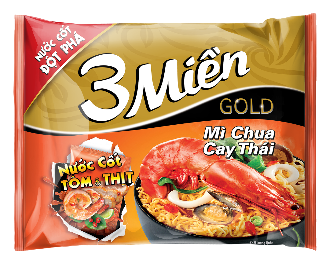 0446 MÌ 3 MIỀN CHUA CAY THÁI GÓI 75G