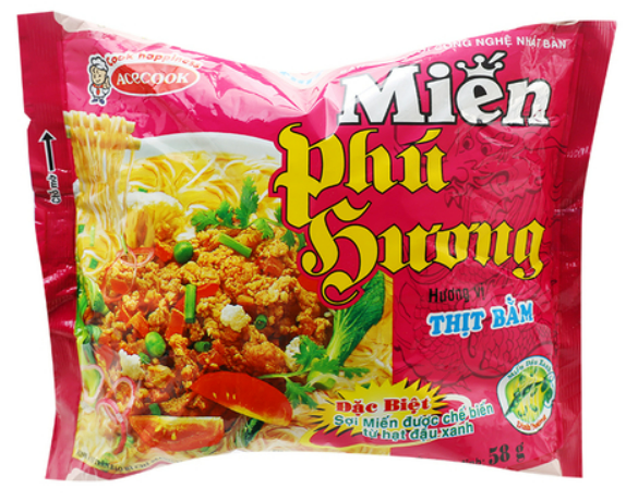 MIẾN PHÚ HƯƠNG VỊ THỊT BẰM 58G