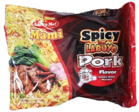 P1015 MÌ LUCKY ME SPICY PORK 50G