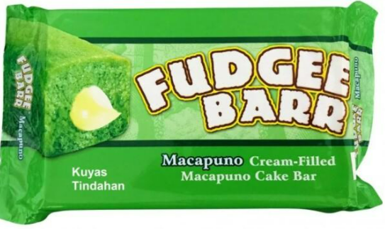 P4702 BÁNH BÔNG LAN FUDGEE BAR MACAPUNO VỊ DỪA 390G