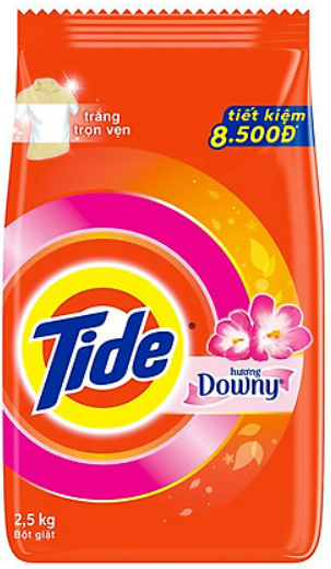 0095 BỘT GIẶT TIDE HƯƠNG DOWNY 2.5KG