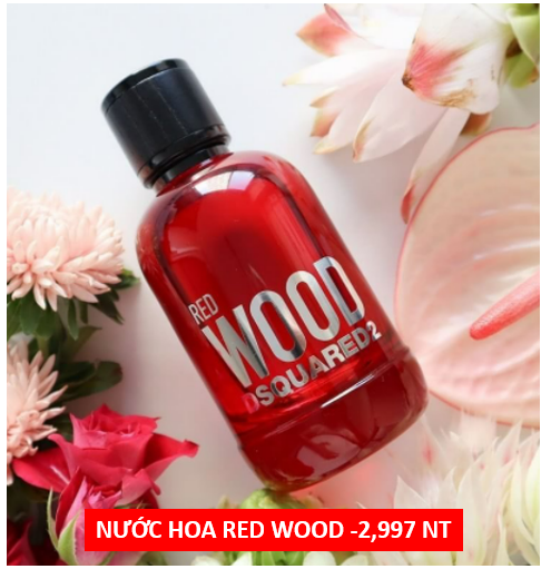 Nước hoa Red Wood của DSQUARED2 